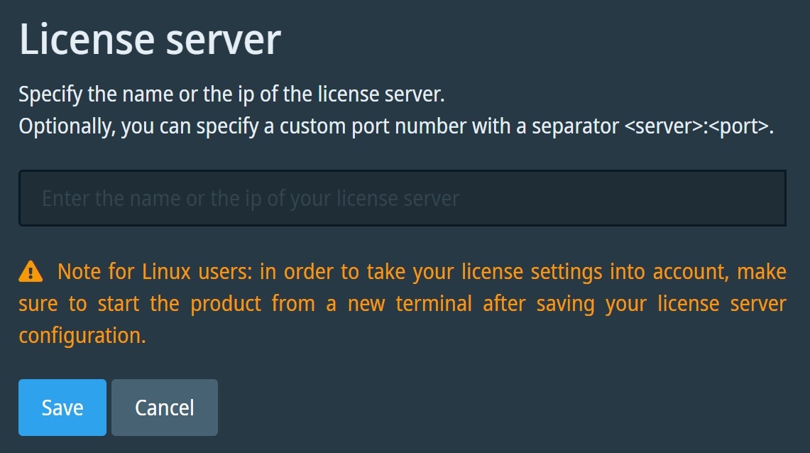 License server