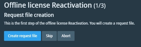Offline reactivation