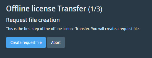 Offline transfer